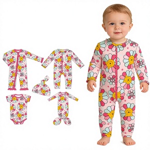 โรงงานเทียวเซ่ขายส่งชุดรอมเปอร์เด็กทารกแบบสุ่ม 100 ชิ้น จัดส่งฟรี ชุดบอดี้สูทเด็กแรกเกิด ขายส่งแบบสุ่มหลายแบบ - Product Image 1
