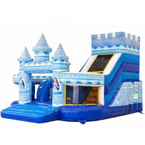 Château gonflable populaire Glace et Neige Happy City, trampoline gonflable super esthétique et très apprécié <span class=keywords><strong>des</strong></span> enfants - Product Image 1