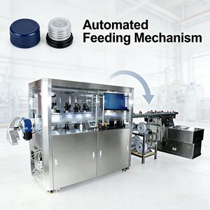 Máquina para Probar <span class=keywords><strong>la</strong></span> Hermeticidad de Tapas de Botellas |   Detección de Defectos Superficiales con Visión Artificial 360 (Manchas de Aceite, Daños en Hilos), Protección IP66, Marca BMG - Product Image 5