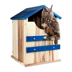 Большая деревянная коробка для совы - Product Image 1