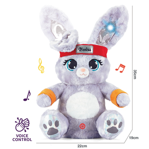 Trẻ Em Điện Dài Tai Thỏ Đồ Chơi Sang Trọng Hát Và Nhảy Bunny Thú Nhồi Bông Điện Tương Tác Nói Đồ Chơi - Product Image 2