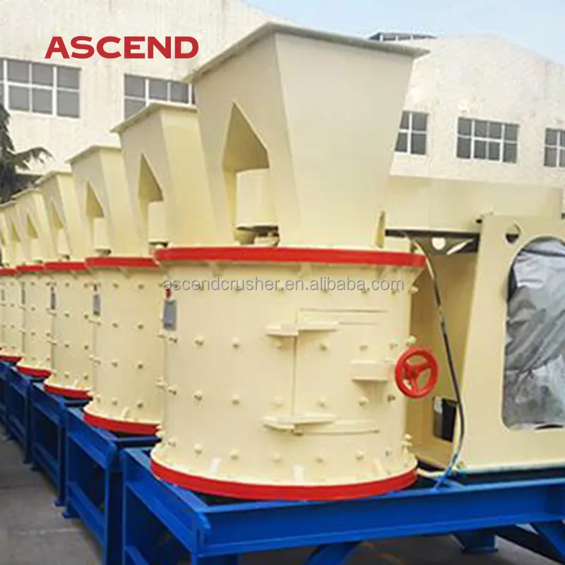 Hoge Capaciteit 50 Ton Per Uur Grind Zand Maken Verticale As Impact Compound Crusher Machine