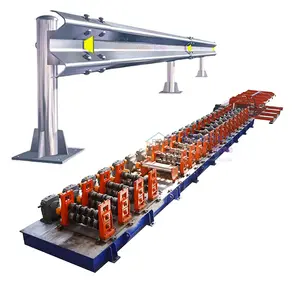 Beklemming Op Maat Gemaakte Automatische Hogesnelheidsbeschermingspaneel Beschermmachine Snelweg Vangrail Rolvormmachine