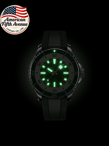 Montre mécanique automatique de luxe tendance pour homme 7A Super Ocean, aiguilles carrées, échelle luminescente, grand cadran vert, breitlines - Product Image 5