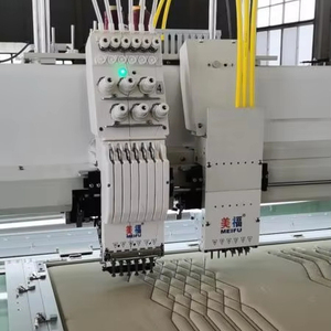 Máquina de Coser Industrial 2 en 1 con Perforación Automática MeiFu, Certificada por CE, para Tapicería de Asientos de Automóvil - Product Image 1