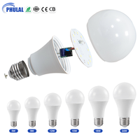 Pièces détachées pour ampoules LED, ampoule LED 12w 24w Watts E27 B22, ampoule LED haute tension DC, ampoule LED Bombilla, pièces SKD pour ampoules LED, ampoule LED