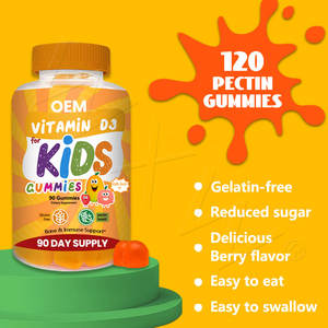 Gomitas de Vitamina D3 para Niños de Marca Propia para el Apoyo Inmunológico y la Salud Ósea, Delicioso Sabor Sin Azúcar - Product Image 2