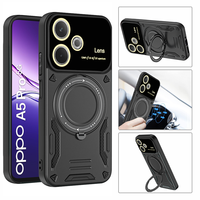 Étui de téléphone avec support rotatif pour OPPO Reno 15F 15C 15 Pro Max A6X A6 Pro Realme C85 15 Pro, protection de l'objectif, coque magnétique