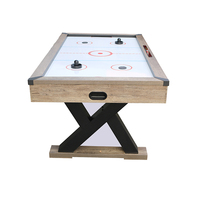 Best Choice Products Table de hockey sur air de style arcade de 72 pouces pour salle de jeux, bureau à domicile avec 2 rondelles et 2 poussoirs Tableau de pointage LED numérique