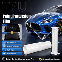 Film de protection de peinture transparent pour carrosserie de voiture PPF anti-jaunissement hydrophobe auto-cicatrisant 7,5 mil en TPU transparent