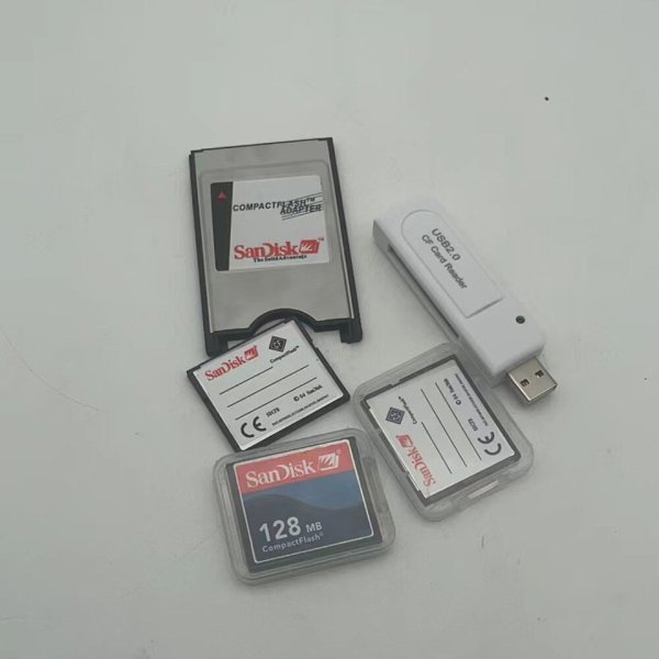 Plc 128mb/256/512/wbr1g/2g Compact Flash Card+cf-pcmcia Adapter+ssk for Warranty Product