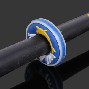 Stoppeur de canne à pêche en silicone imprimé Rod Stop 2.7m 3.6m 4.5m 5.4m 6.3m pour accessoires de pêche - Product Image 1
