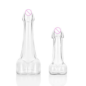 Botella de Vidrio de 200ml/80ml para Bebidas, Whisky, Vino, Vodka, Jugo, con Forma de Pene, para Fiestas - Product Image 3
