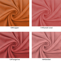Vente directe en gros de tissu en maille extensible Spandex/Nylon respirant uni pour vêtements de sport, lingerie, filles