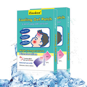 Kostenlose Probe Cool Pad Kühlgel Patch Natürliches Kräuter-Weich <span class=keywords><strong>gel</strong></span> für Kinder Hot & Cold Packs - Product Image 5