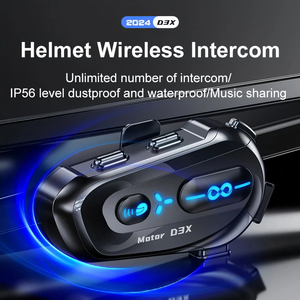 Fone de Ouvido para Capacete de Motocicleta, Intercomunicador Ilimitado, Resposta Automática, Adequado para Motociclistas - Product Image 4