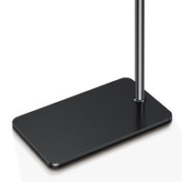 Support de tablette de sol L6 à col de cygne avec pince flexible pour bras, support métallique compatible avec iPad et smartphone, support de tablette pratique