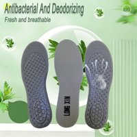 Semelles intérieures unisexes pour chaussures de sport, confortables, avec soutien de la voûte plantaire, amortissantes et désodorisantes