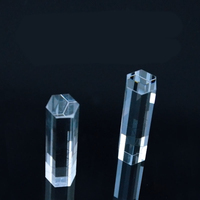 Verre optique Bk7 Verre de quartz Verre hexagonal Barre de verre Guide de lumière Prisme