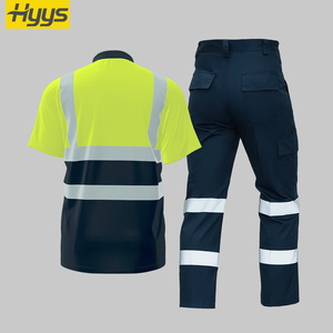 Magliette Polo Estive a Maniche Corte ad Asciugatura Rapida con Strisce Riflettenti, Abbigliamento da <span class=keywords><strong>Lavoro</strong></span> di Sicurezza, Pantaloni da <span class=keywords><strong>Lavoro</strong></span> per Edilizia, Abbigliamento da <span class=keywords><strong>Lavoro</strong></span> Personalizzato - Product Image 5