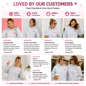 Sudadera con Capucha para Mujer, Manga Larga, Bordado de Corazón, Mezcla de Algodón y Felpa, para Otoño e Invierno, Uso Diario, con Certificación BSCI - Product Image 4