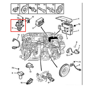 616024เซ็นเซอร์ความเร็วสำหรับ Dongfeng Peugeot 206 207 Citroen C2 Fukang ชิ้นส่วนอะไหล่ใหม่ - Product Image 4