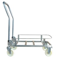 Carretilla Plegable para Cubos con Ruedas, Carro de Transporte con Ruedas de 5 Pulgadas, Carretilla Móvil para Cubos de Pintura y Agua