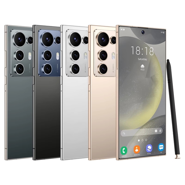 Design New Popular 5g Smartphone S24 ultra Unlock Android 13 6800mh Main Camera Cheap Gaming Phone