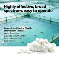 Granulés de dioxyde de chlore NatureLeed, pureté 99,99 %, pour la désinfection de l'eau en aquaculture, agent chimique auxiliaire