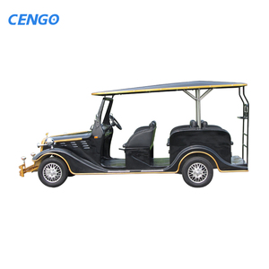 48V/72V <strong>Electric</strong> <strong>Classic</strong> <strong>Car</strong> <strong>6</strong> Seat Retro Travel Sightseeing Vehicle for Weddings &amp; Outdoor Use 30-50Km/h Speed 90km Range - Product Image 4