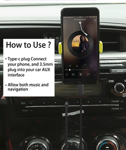 Factory Wholesale Silver Type C 3.5mm to Car Audio <strong>Aux</strong> <strong>USB</strong> Cable - Product Image 5