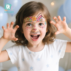 Últimos 12 Signos del Zodíaco Chino, Tatuajes Temporales Seguros para la Piel, DIY, Tatuajes Temporales para la Cara para Fiestas de Cumpleaños Infantiles, Adhesivos para Niñas y Niños - Product Image 5