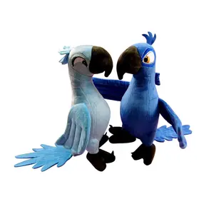 Rio Movie Blue Macaw peluche bambola giocattolo in piedi da solo nuovi giocattoli pappagallo 30cm