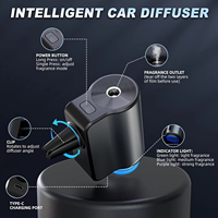 Diffuseur d'huiles essentielles portable pour voiture, diffuseur de parfum pour voiture, diffuseur de parfum pour grille d'aération de voiture