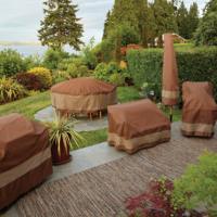 BEELAND Housse de causeuse de patio personnalisée Housses de canapé de jardin extérieures imperméables