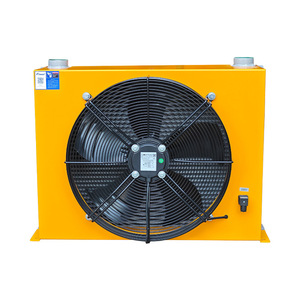 ฮิโมริ AH1680 เครื่องทำความเย็นน้ำมันไฮดรอลิก 423W 220V 380V 12V 24V หม้อน้ำระบายความร้อนด้วยอากาศ แนวตั้ง 300 ลิตร/นาที - Product Image 1