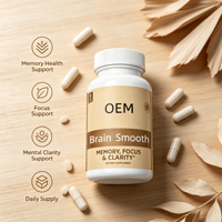 Capsules Brain Smooth pour la mémoire, la concentration et la clarté - Complément alimentaire