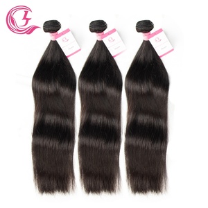 Tissage indien naturel en soie vierge brut Grade 12 20, 1 Kilos, mèches lisses avec Closure transparente - Product Image 3