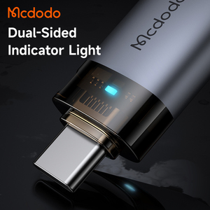 Adattatore OTG <span class=keywords><strong>USB</strong></span> 3.0 Mcdodo 740/739 con LED, trasferimento dati 5Gbps <span class=keywords><strong>USB</strong></span>-C per chiavette <span class=keywords><strong>USB</strong></span>, telefoni cellulari, laptop, 480Mbps per <span class=keywords><strong>iPhone</strong></span> con adattatore a 8 pin - Product Image 5
