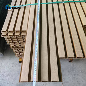 Panneaux muraux en PVC pour décoration extérieure, panneaux à lattes, revêtement mural composite, panneaux muraux cannelés pour extérieur - Product Image 2