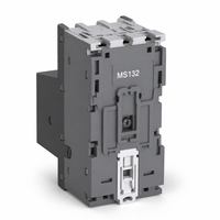 Démarreur manuel de moteur MS132-32, 32A, 3 pôles, 660V, protection thermique magnétique contre les surcharges, les courts-circuits et les pannes de phase, rail DIN