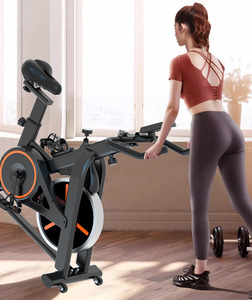 Vélo de spinning professionnel YUNPAO pour la maison avec système de freinage en feutre de laine et <span class=keywords><strong>cadre</strong></span> en acier pour l'entraînement physique à domicile - Product Image 4