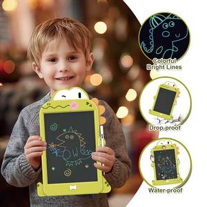 子供のための初期の教育STEM学習描画おもちゃ8.5 "インチ恐竜カラーLCDライティングタブレット - Product Image 6