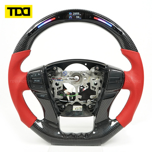 Volante Deportivo TDD de Fibra de Carbono con LED Real, Compatible con Toyota Reiz - Product Image 1