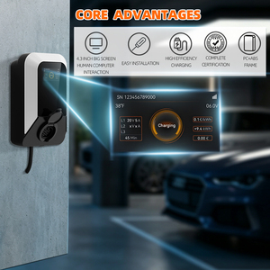 Chargeur <span class=keywords><strong>de</strong></span> véhicule électrique bidirectionnel OCPP2.0 V2G, station <span class=keywords><strong>de</strong></span> recharge commerciale pour véhicules électriques, chargeur mural sans fil avec prise Type 2, <span class=keywords><strong>charge</strong></span> dynamique - Product Image 2