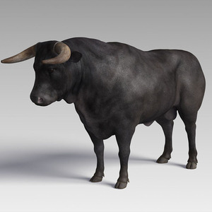 Chino fábrica Toro español luchando granja vaca Prop tamaño de la vida decoración estatua de resina - Product Image 1