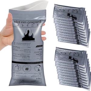 Portable Toilette Gel Absorbant Portable Voiture Pipi <span class=keywords><strong>Urine</strong></span> Sac Outdoortravel Camping Unisexe Jetable D'urgence Pipi Sac - Product Image 1