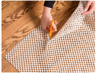 Tapis antidérapant en maille PVC, coussin antidérapant pour tapis, non adhésif pour planchers de bois franc, super adhérence, rembourrage épais, ajoute un amorti, empêche le glissement