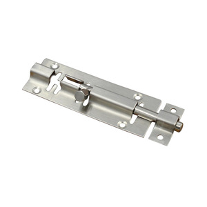 Stainless Steel Door <b>Window</b> Bolt 100mm Brushed Finish <b>Security</b> <b>Lock</b> For Cabinet And Home Use - Product Image 1