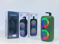 Haut-parleur portable A85 avec double anneau lumineux RGB intégré, poignée supérieure, mini enceinte stéréo sans fil – Vente en gros